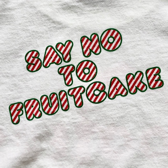 Hooters, Las Vegas, Vintage T-Shirt, Christmas Shirt Say No To Fruitcake, Size L - Picture 4 of 12